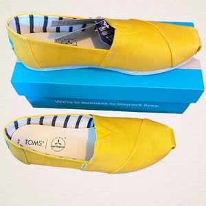 Toms Women Alpargata Marigold Heritage Canvas size 9